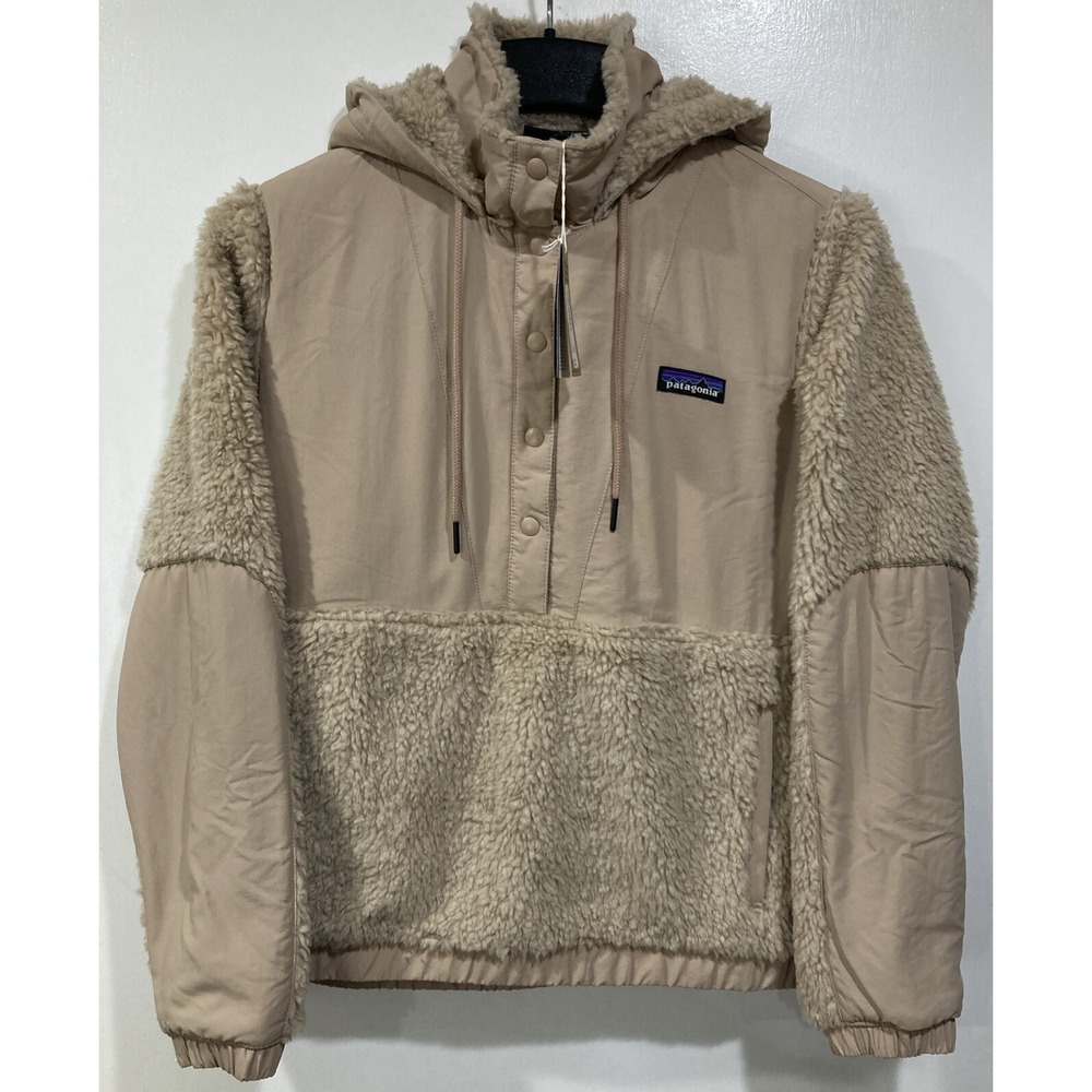 Patagonia Women's‎ Shelled Retro-X PULLOVER SHROOM TAUPE Size XS Deep Pile NWT